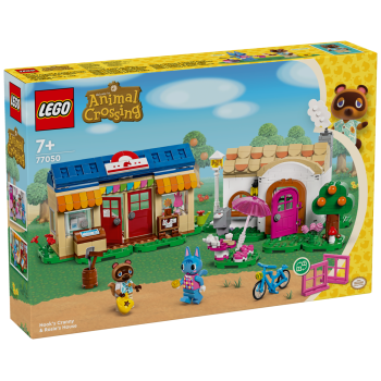 Lego kocke Animal Crossing Nook's Cranny in Rosiejina hiša 77050