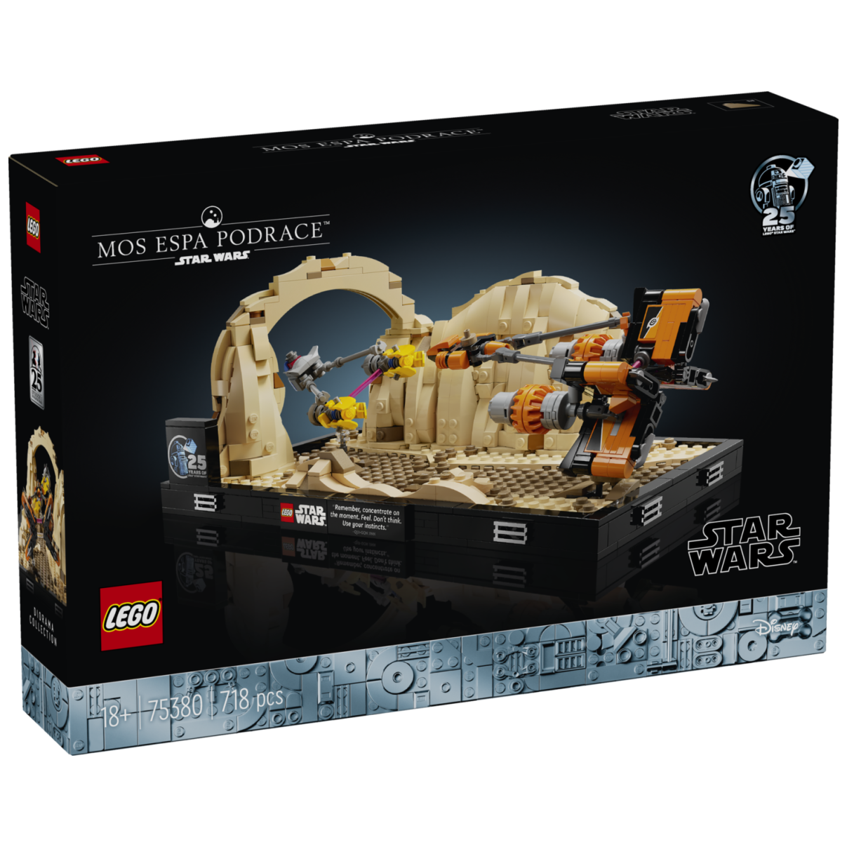 Lego kocke Star Wars Diorama Mos Espa Podrace 75380