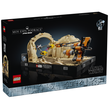Lego kocke Star Wars Diorama Mos Espa Podrace 75380