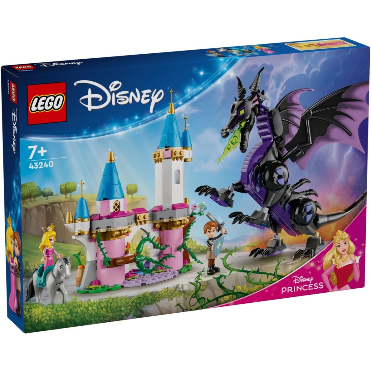 Kocke Disney Princess Zlohotnica v podobi zmajevke 43240