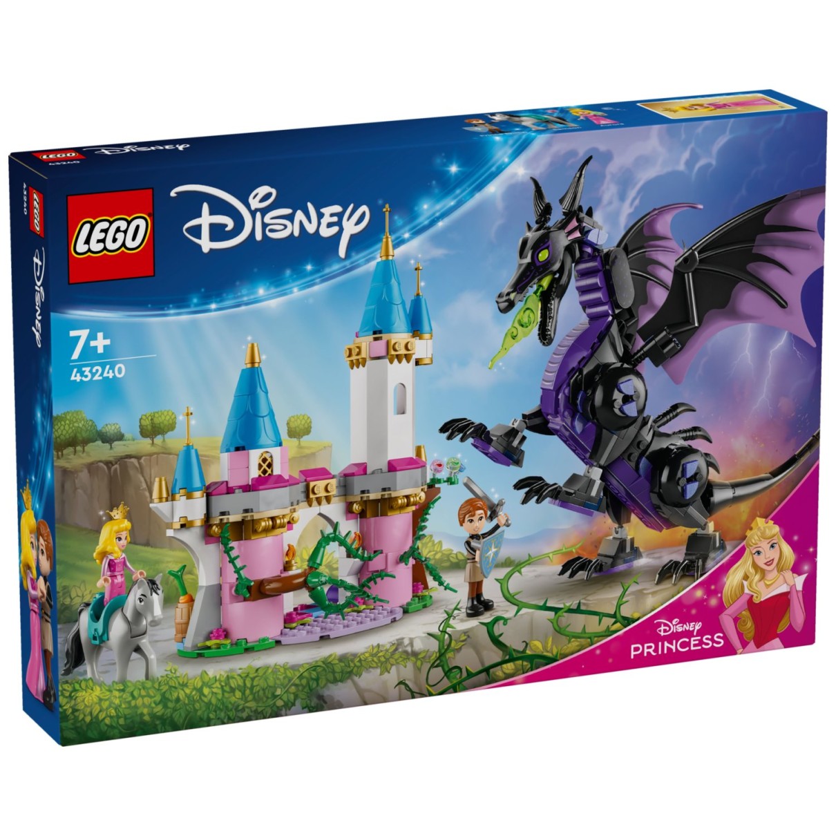 Kocke Disney Princess Zlohotnica v podobi zmajevke 43240
