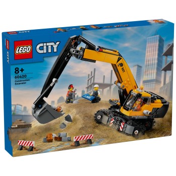 Lego kocke City Rumeni gradbeni bager 60420