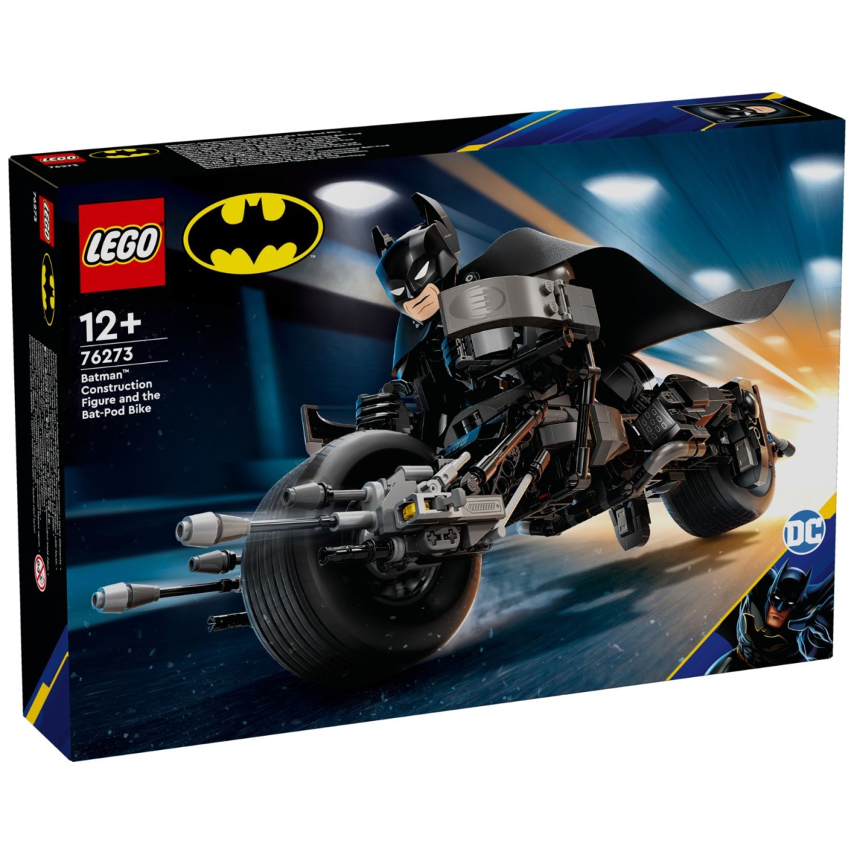 Lego kocke Super Heroes Konstrukcijska figura Batman in netopirski-pod-motor 76273 Lego kocke Super Heroes Konstrukcijska figura Batman in netopirski-pod-motor 76273