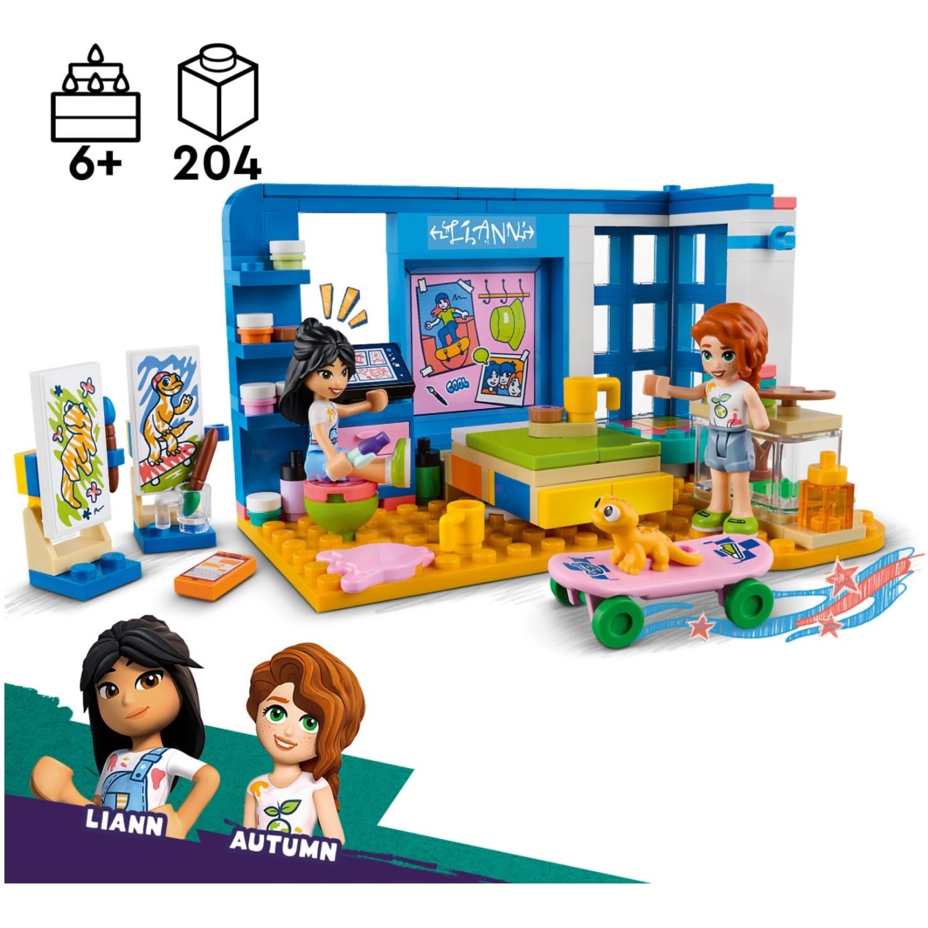 Lego kocke Friends Liannina soba 41739