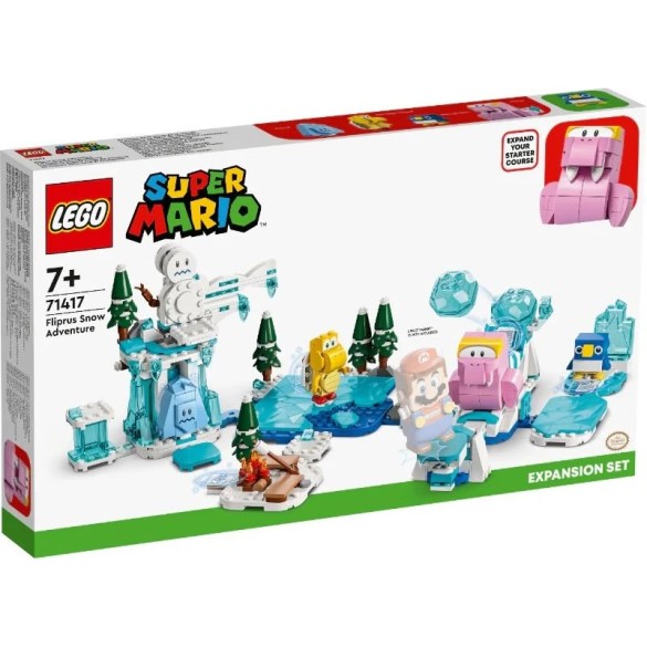 Lego kocke Super Mario Razširitveni komplet Fliprusova snežna pustolovščina 71417