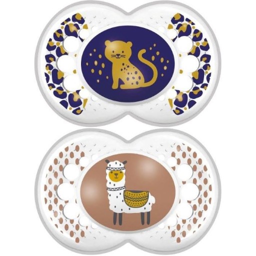 MAM duda varalica - silikon Trends 6+ mes., 2 kom sort 350221