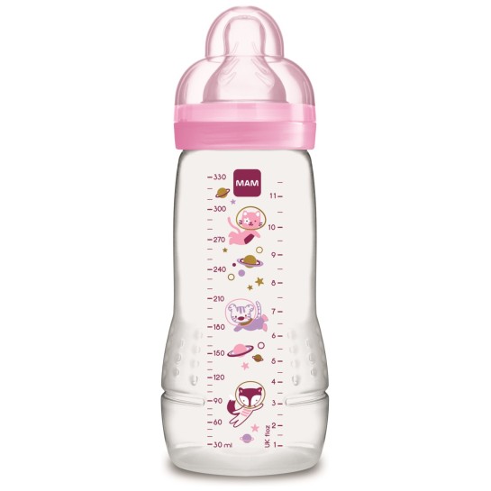 MAM steklenička plastična Anti-colic easy active 330ml sort 663307