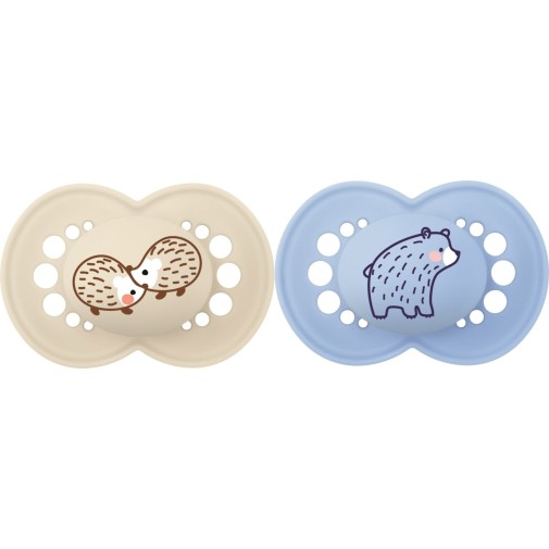 MAM duda varalica - silikon Original 2/1 6+ sort 350153