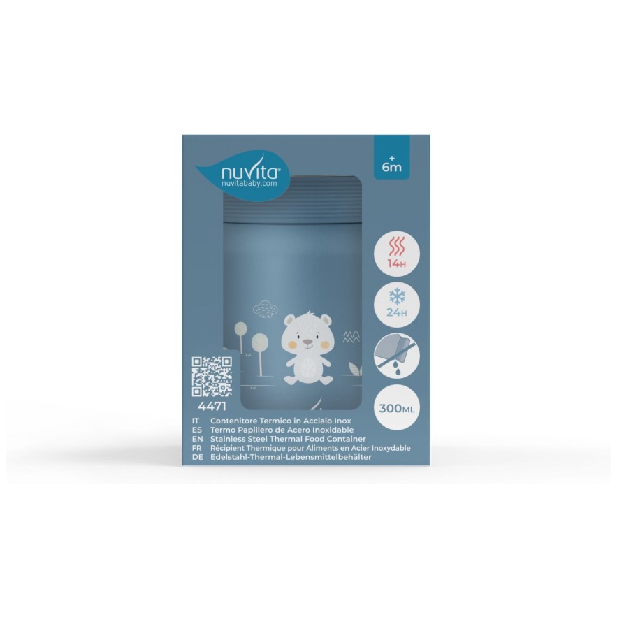 Nuvita termo posoda 4471 300ml blue