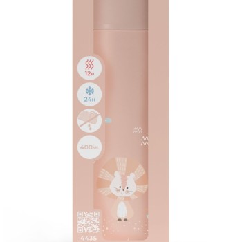 Nuvita termo steklenička 4435 400ml rose