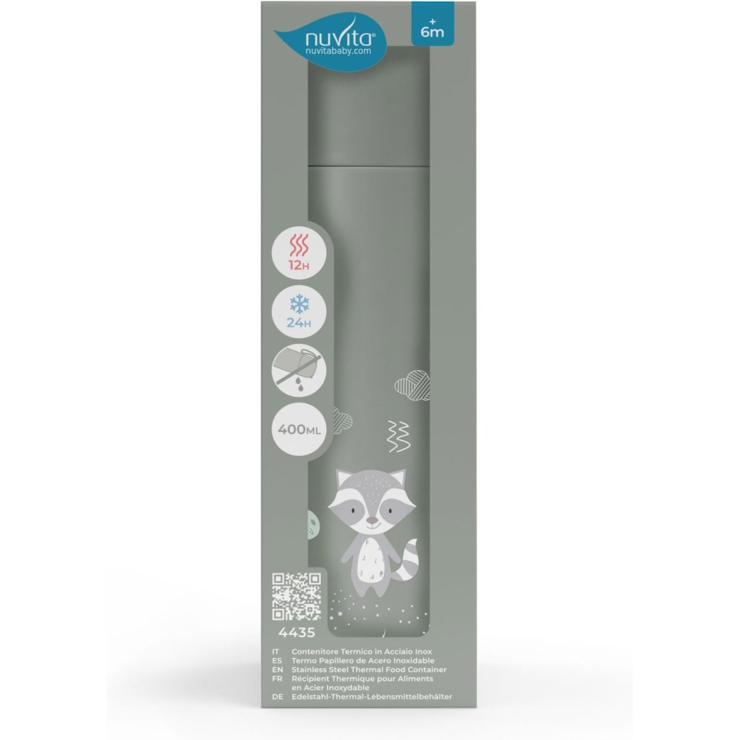 Nuvita termo steklenička 4435 400ml green Nuvita termo steklenička 4435 400ml green