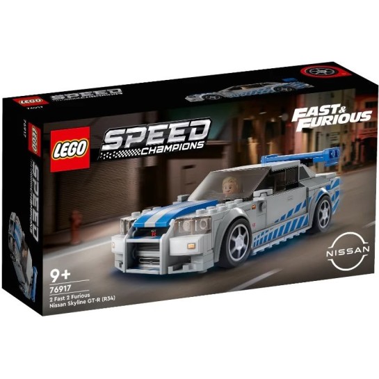 Kocke Speed Champions 2 Fast 2 Furious Nissan Skyline GT-R (R34) 76917 Kocke Speed Champions 2 Fast 2 Furious Nissan Skyline GT-R (R34) 76917