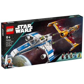Kocke Star Wars Novorepubliški E-Wing proti Shin Hatijinemu Starfighterju 75364