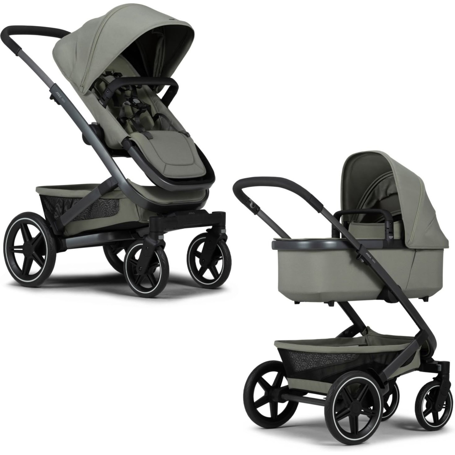 GEO 3 otroški voziček 2v1 Sage Green
