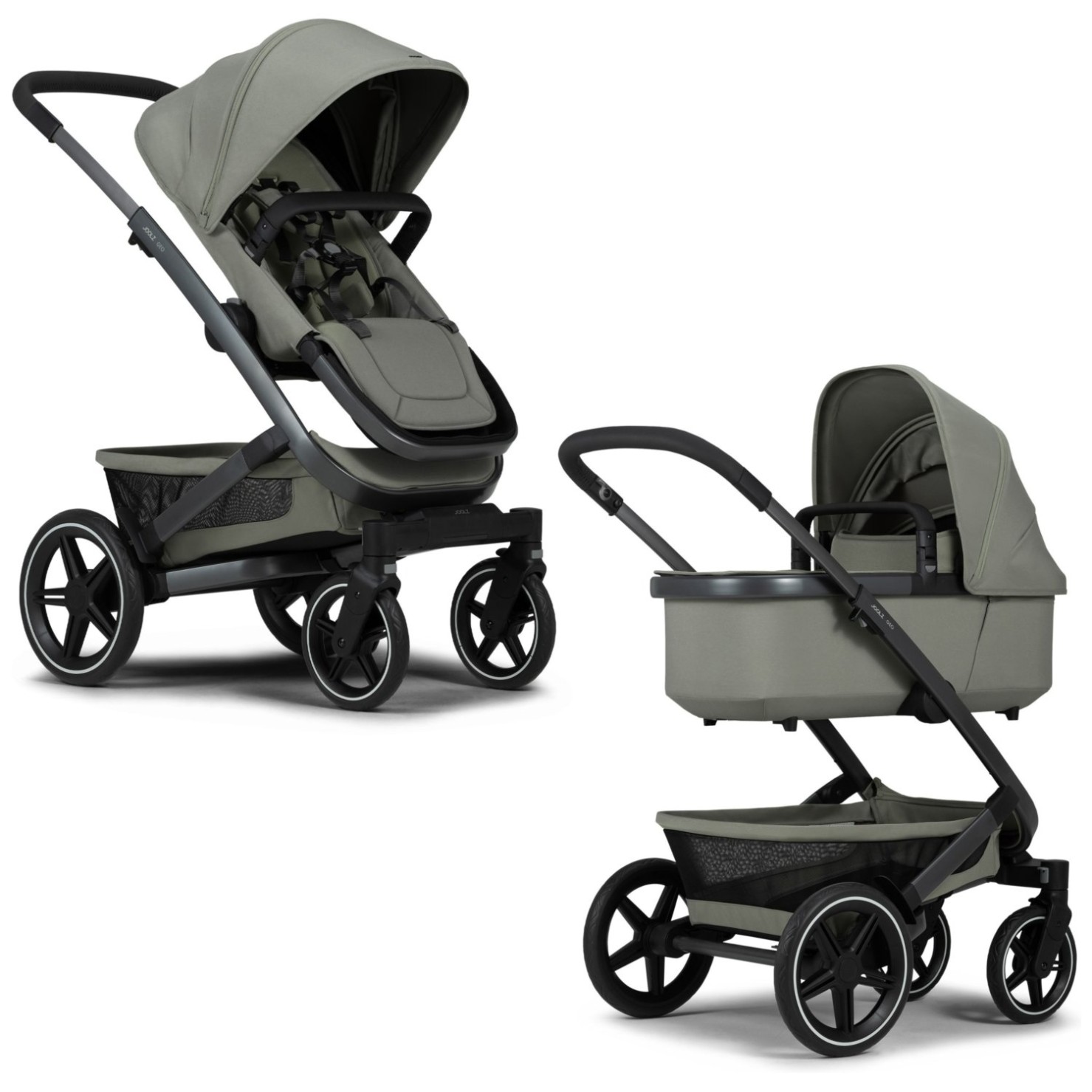 GEO 3 otroški voziček 2v1 Sage Green