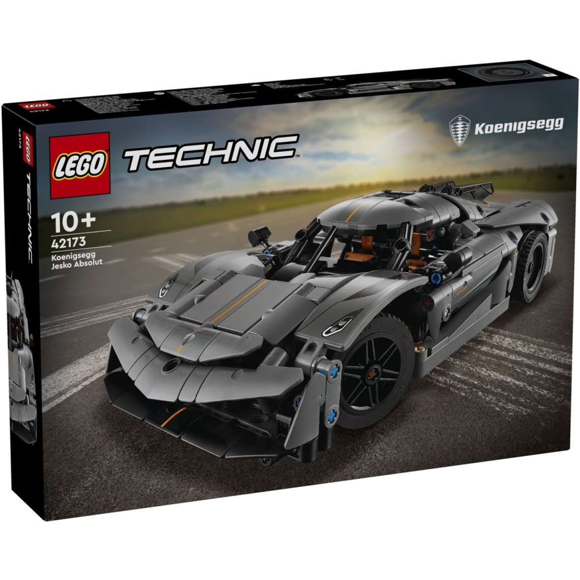 Kocke Technic Koenigsegg Jesko Absolut, siv hiperavtomobil 42173