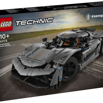 Kocke Technic Koenigsegg Jesko Absolut, siv hiperavtomobil 42173