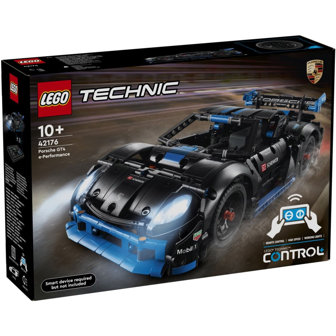 Kocke Technic Dirkalni avtomobil Porsche GT4 e-Performance 42176