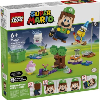 Kocke Super Mario Pustolovščine z interaktivno figuro Luigi 71440