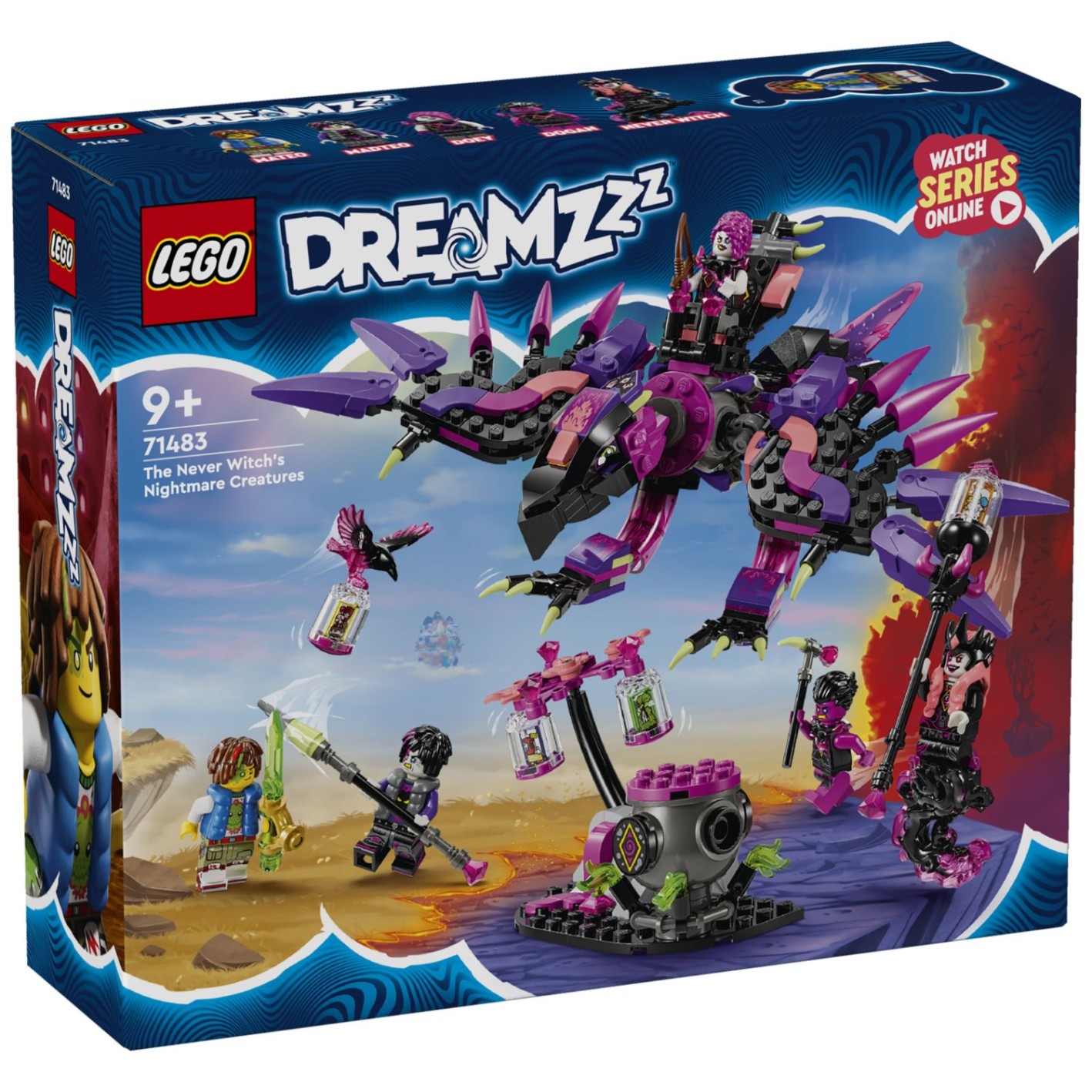 Kocke Dreamzzz Nikoli-čarovničina môrasta bitja 71483