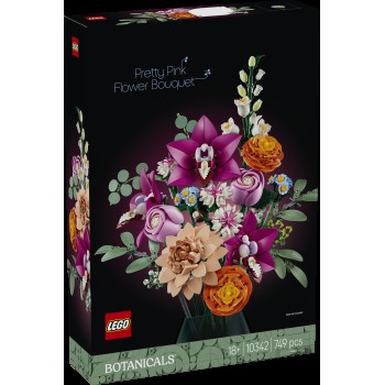 LEGO® Botanicals 10342 Čudovit šopek z rožnatimi cvetovi