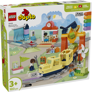 Kocke  Duplo Velik interaktiven skupni vlak 10428