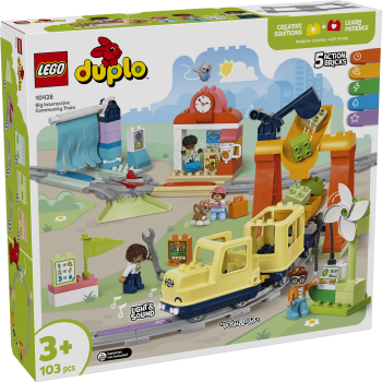 Kocke  Duplo Velik interaktiven skupni vlak 10428