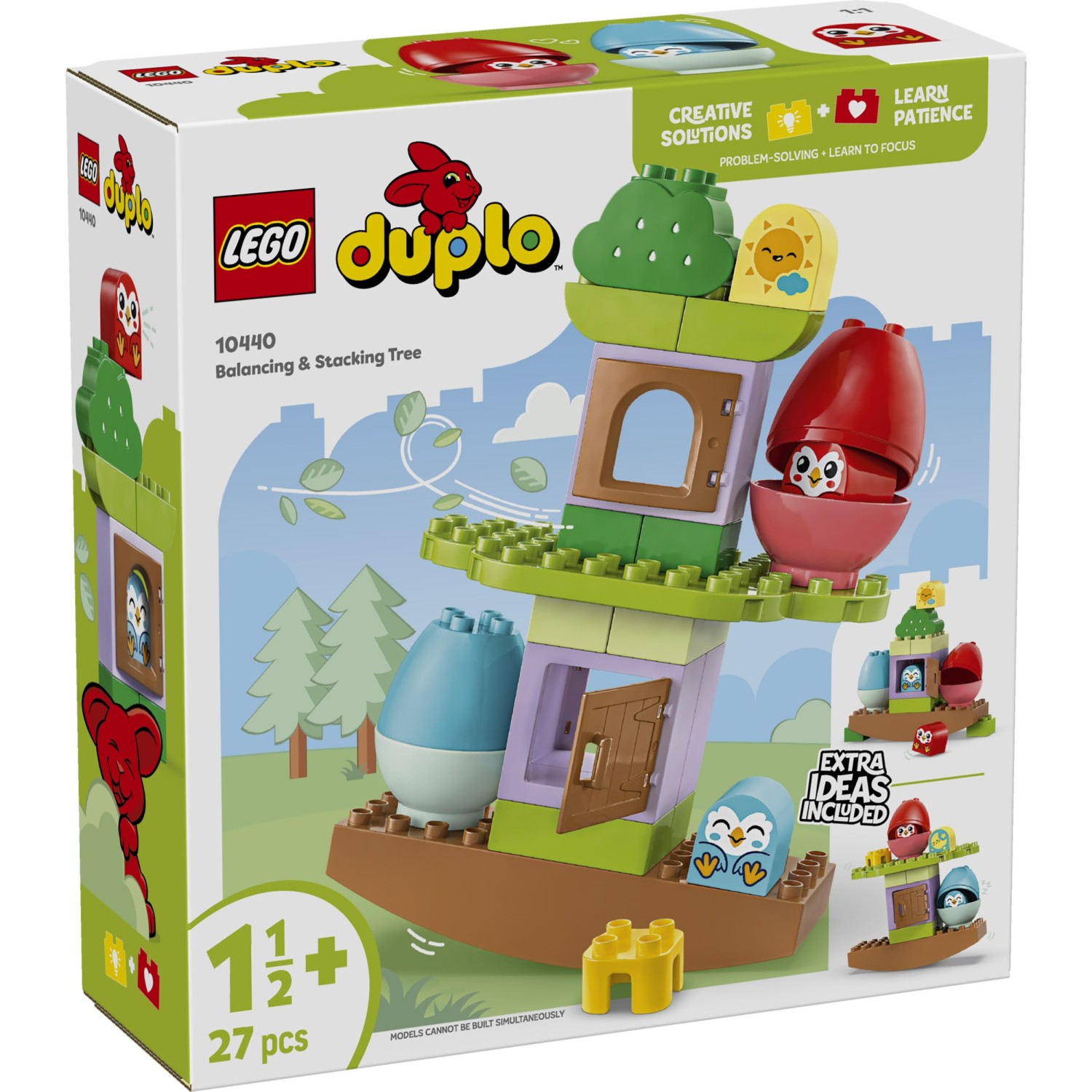 Kocke Duplo Drevo za skladanje in uravnovešanje 10440