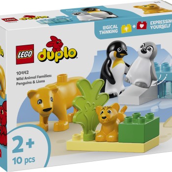 Kocke Duplo Obitelji divljih životinja: pingvini i lavovi 10442
