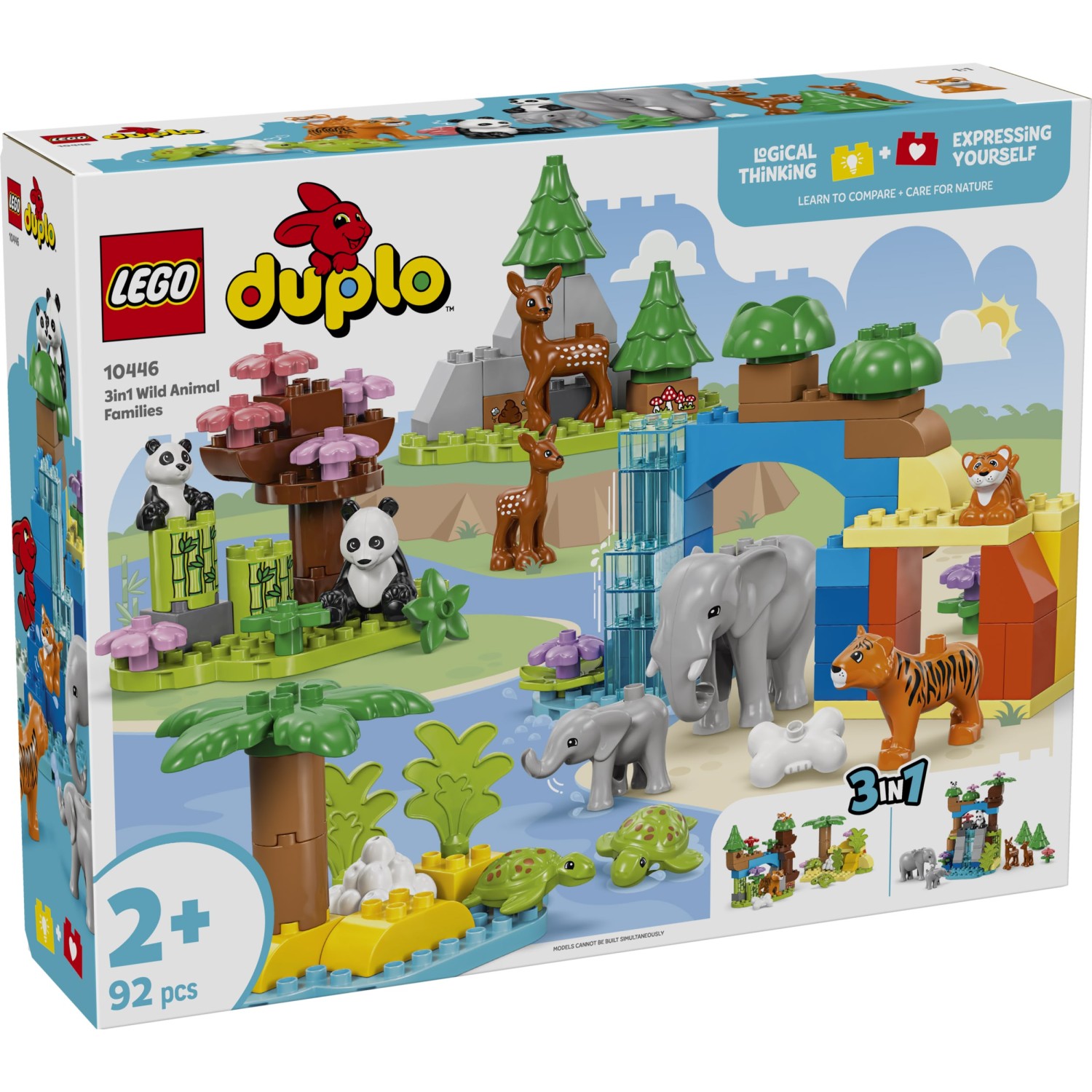 Kocke Duplo Družine divjih živali 3v1 10446