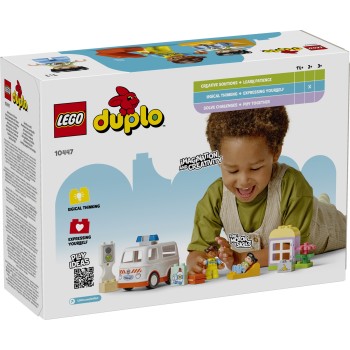 Kocke Duplo Rešilni avto in voznik 10447