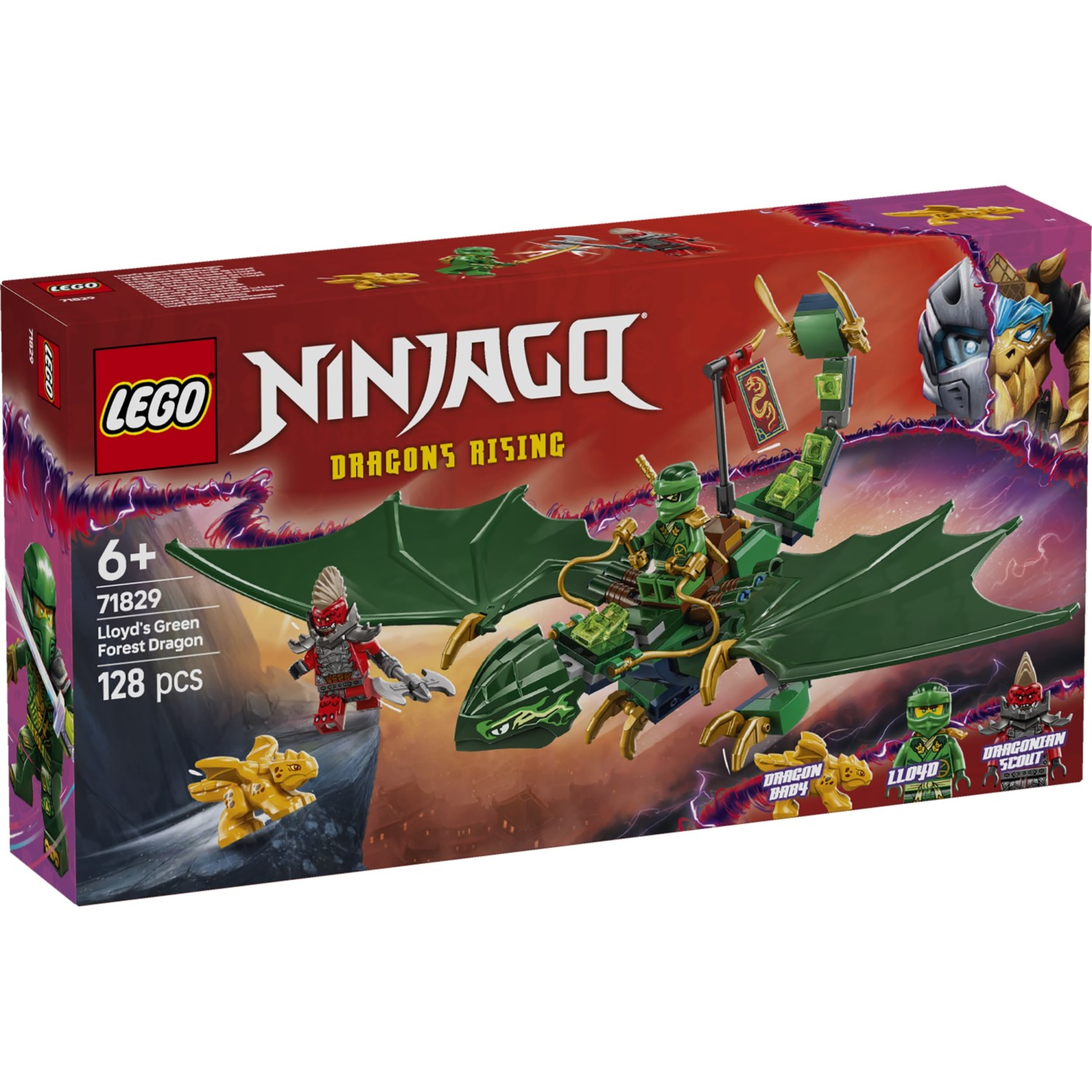 Kocke Ninjago Lloydov zmaj zelenega gozda 71829 Kocke Ninjago Lloydov zmaj zelenega gozda 71829