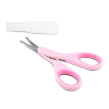Chicco škarjice s pokrovčkom pink
