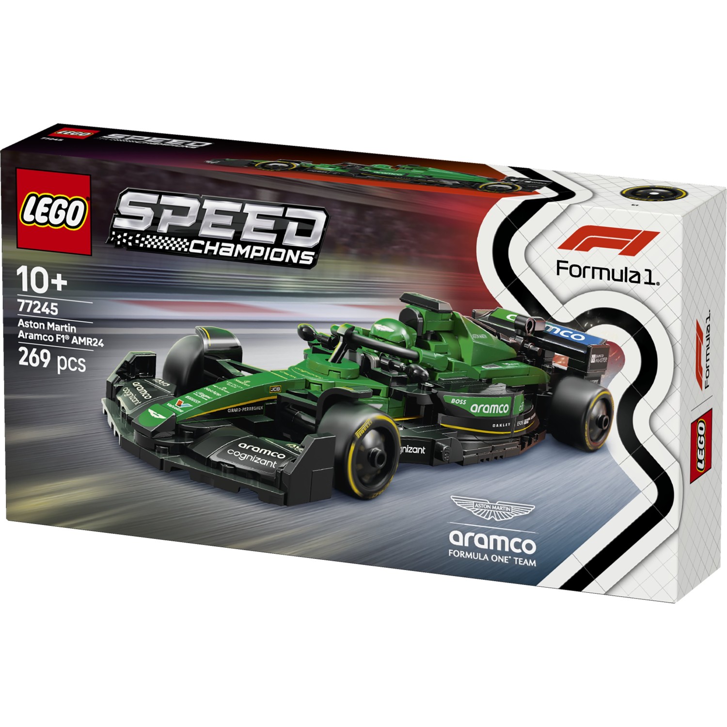 Kocke Speed Champions Dirkalni avtomobil Aston Martin Aramco F1® AMR24 77245