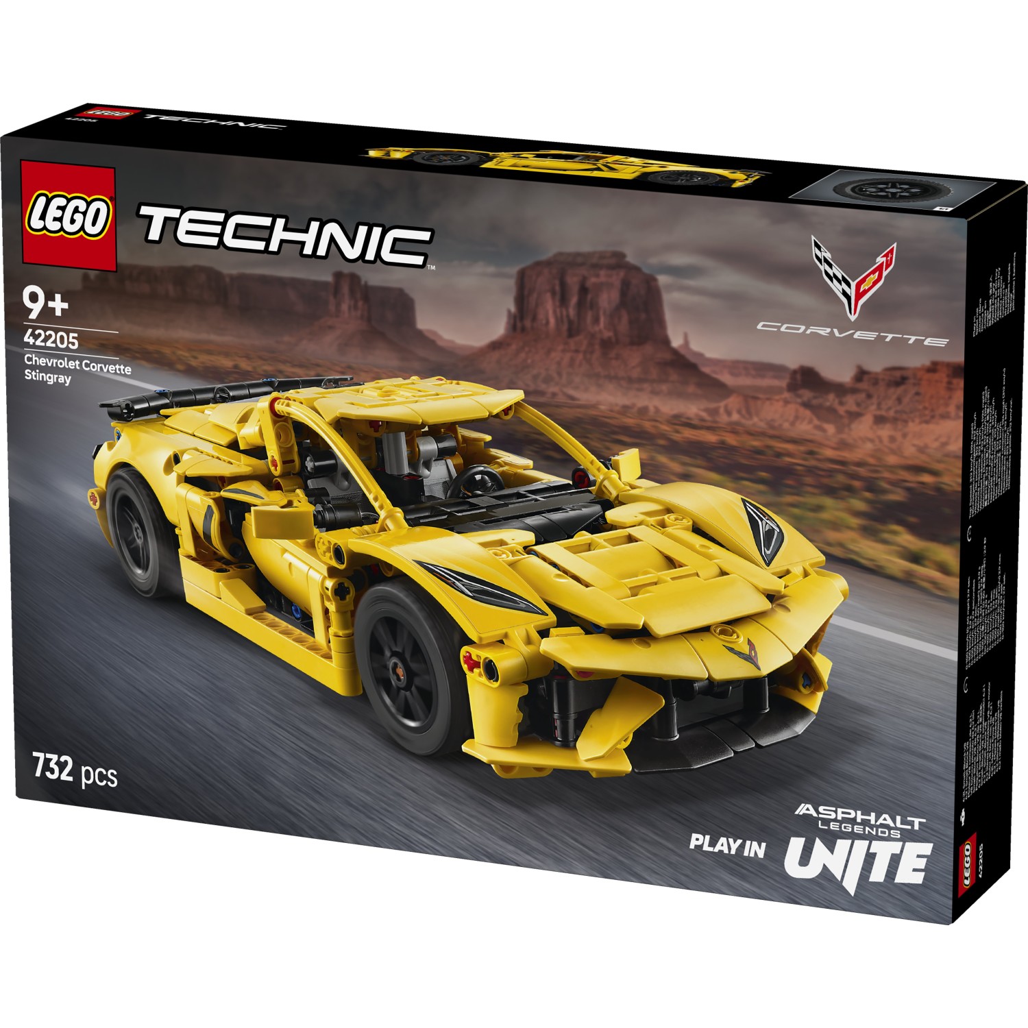 Kocke Technic Chevrolet Corvette Stingray 42205 Kocke Technic Chevrolet Corvette Stingray 42205