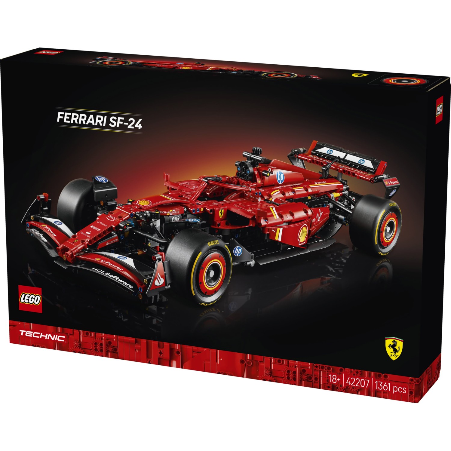 Kocke Technic Avtomobil Ferrari SF-24 F1 42207
