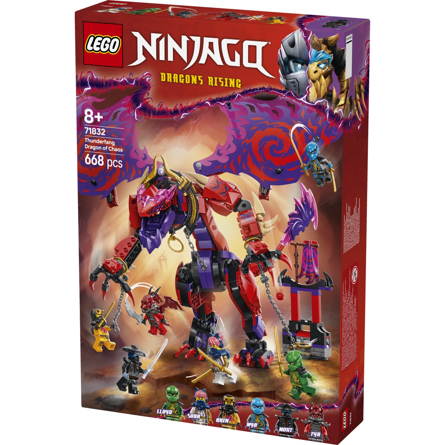 Kocke Ninjago Zmaj kaosa Thunderfang 71832
