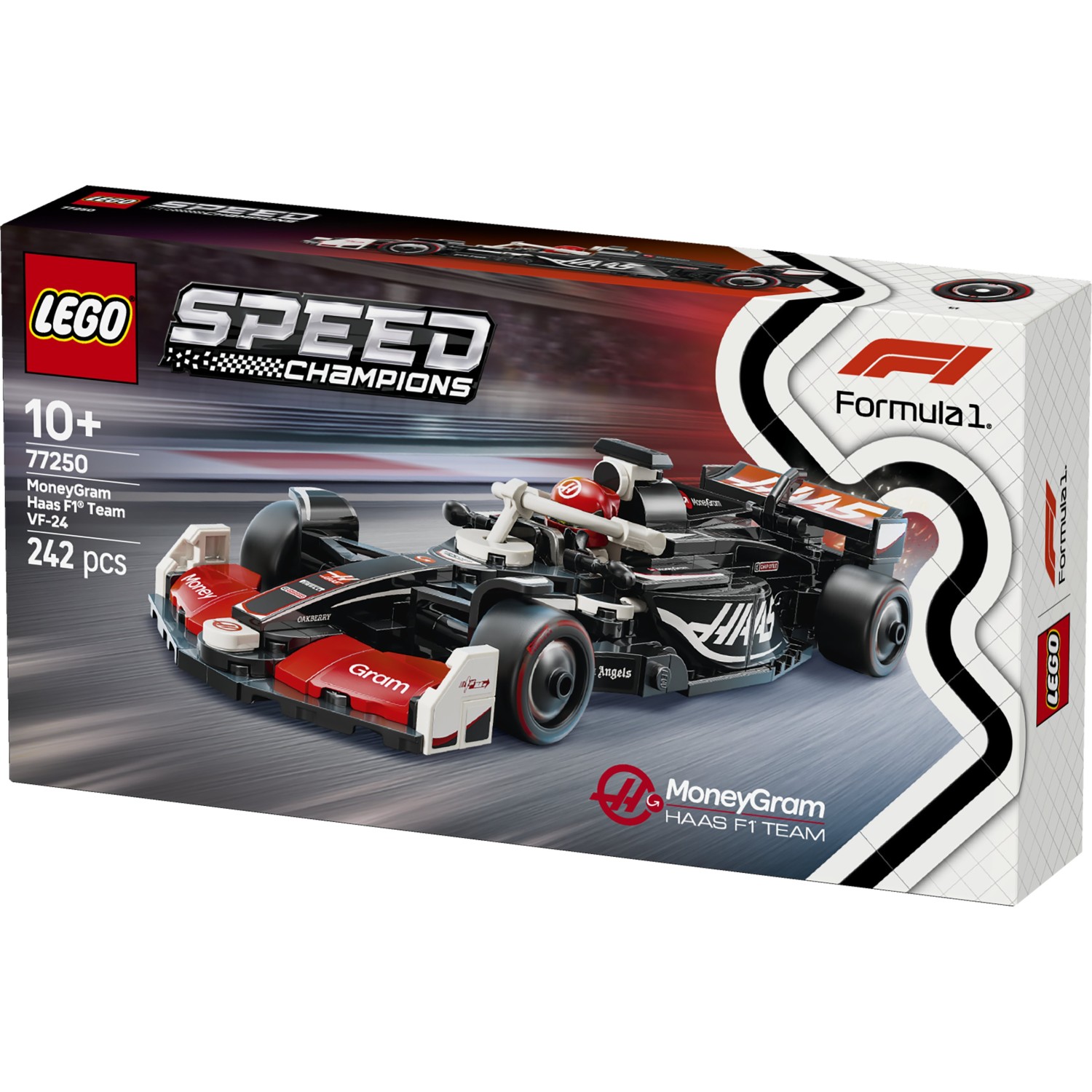 Kocke Speed Champions Dirkalni avtomobil MoneyGram Haas F1® Team VF-24 77250
