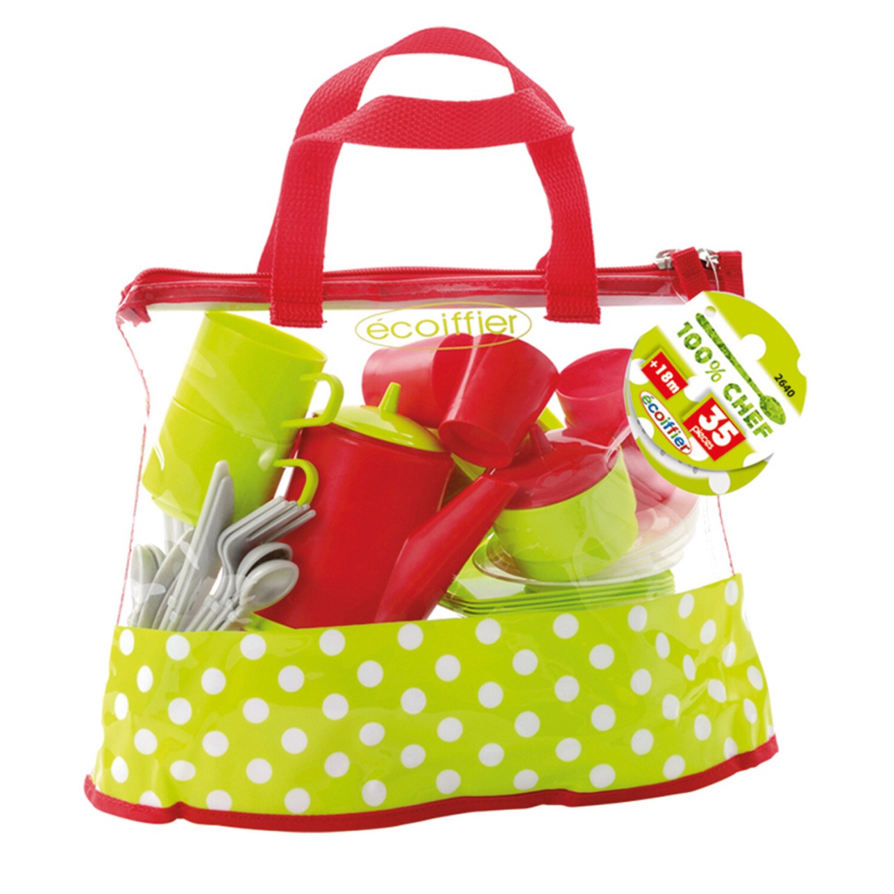 Ecoiffier posuđe u torbici