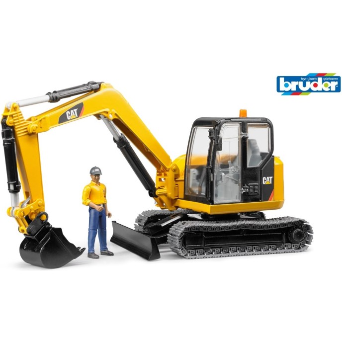 Bruder Cat mini bager + radnik