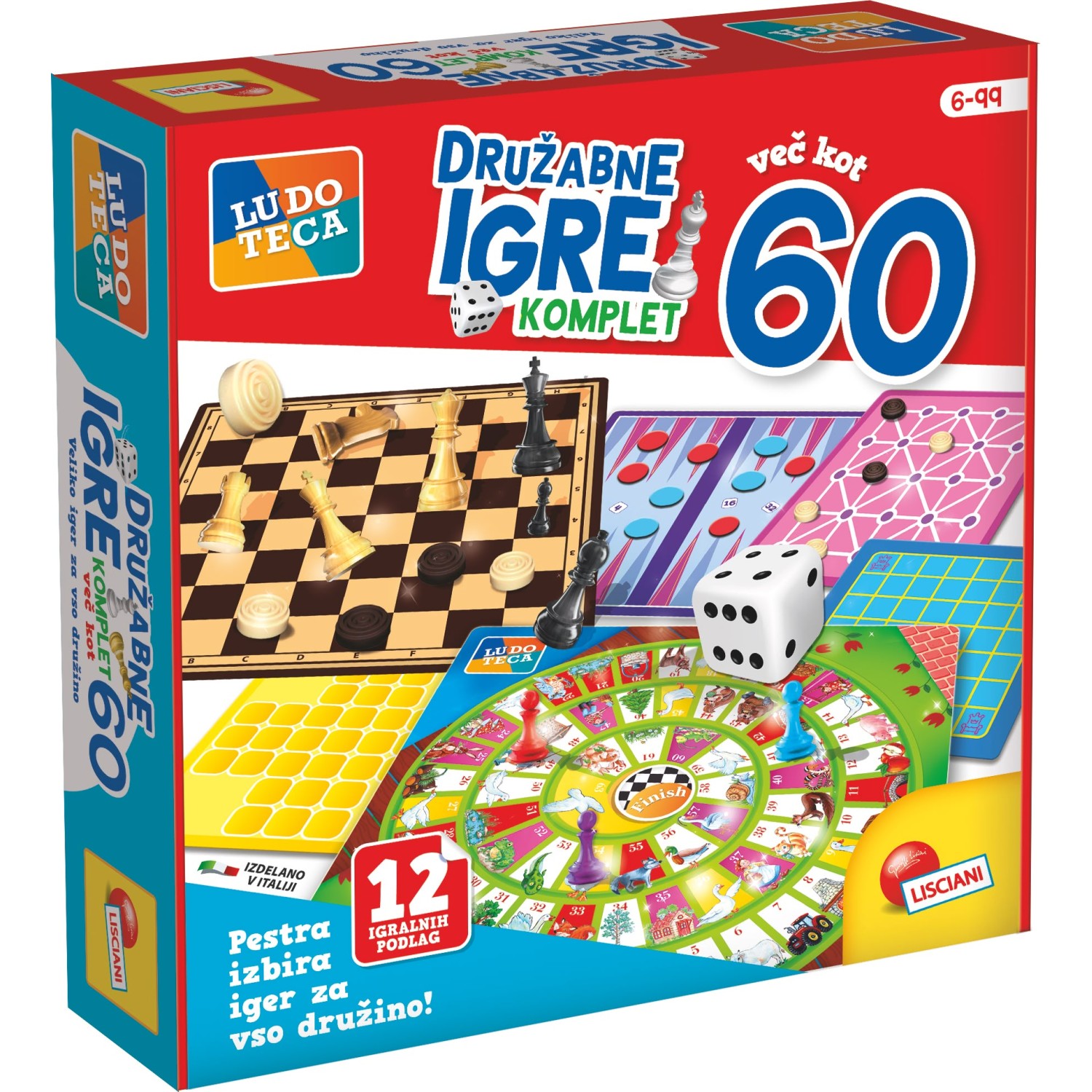 Lisciani set od 60 igara Lisciani set od 60 igara