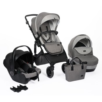 FreeON otroški voziček 3v1 COMFORT Grey