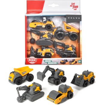 Dickie Volvo građevinsko vozilo od 5 dijelova, 10 cm