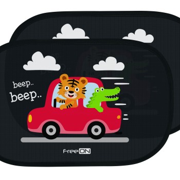 FreeON senčnik za v avto 2/1 levček