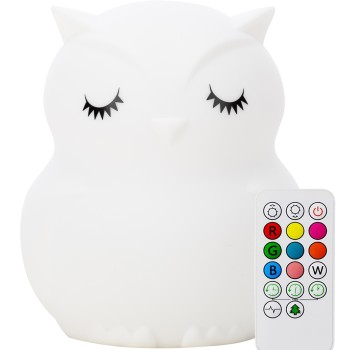 FreeON nočna lučka z daljincem sovica