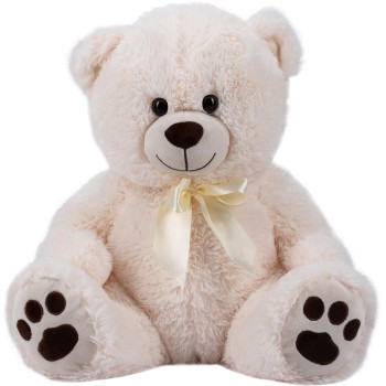 Free 2 Play plišani medvjedić, 38 cm, bijeli