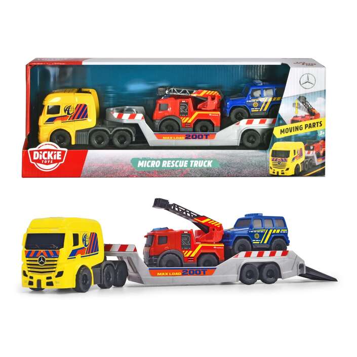 Dickie transportno vozilo 32 cm  in 2 reševalna vozila