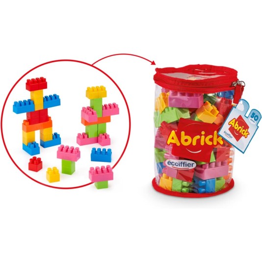 Ecoiffier kocke v vrečki, 50 kos