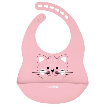 Slinček silikonski Kitty Pink Slinček silikonski Kitty Pink