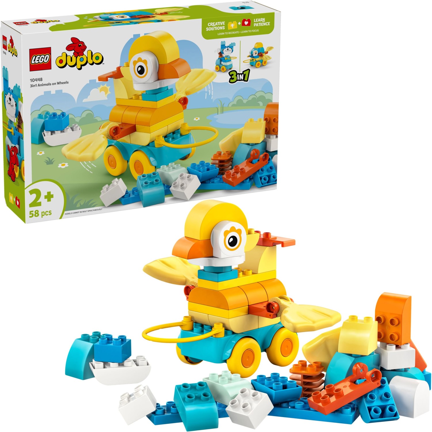 Lego® Duplo® 10448 Živali na kolesih 3v1